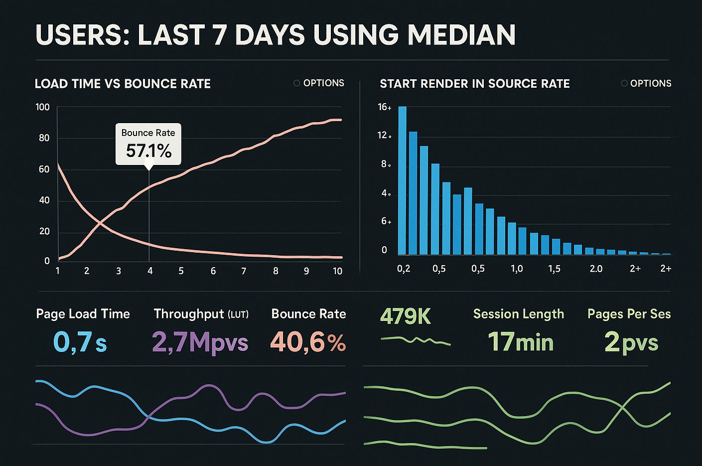 Data analytics dashboard